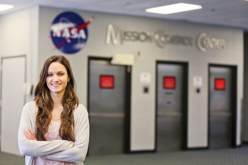 Sofia Fanourakis is completing an internship at NASA in Texas.